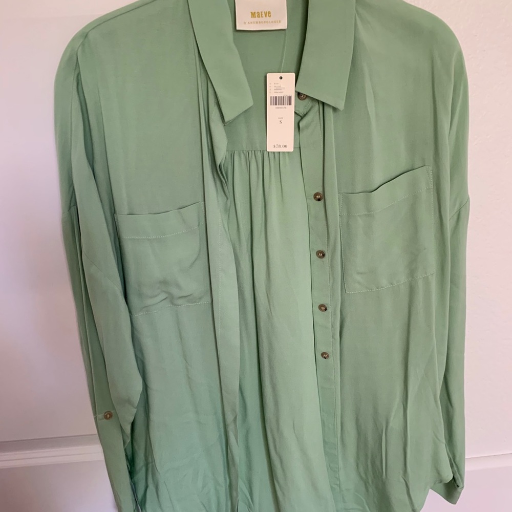 perfect condition anthropology button down blouse!